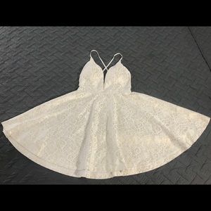 Ivory lace dress